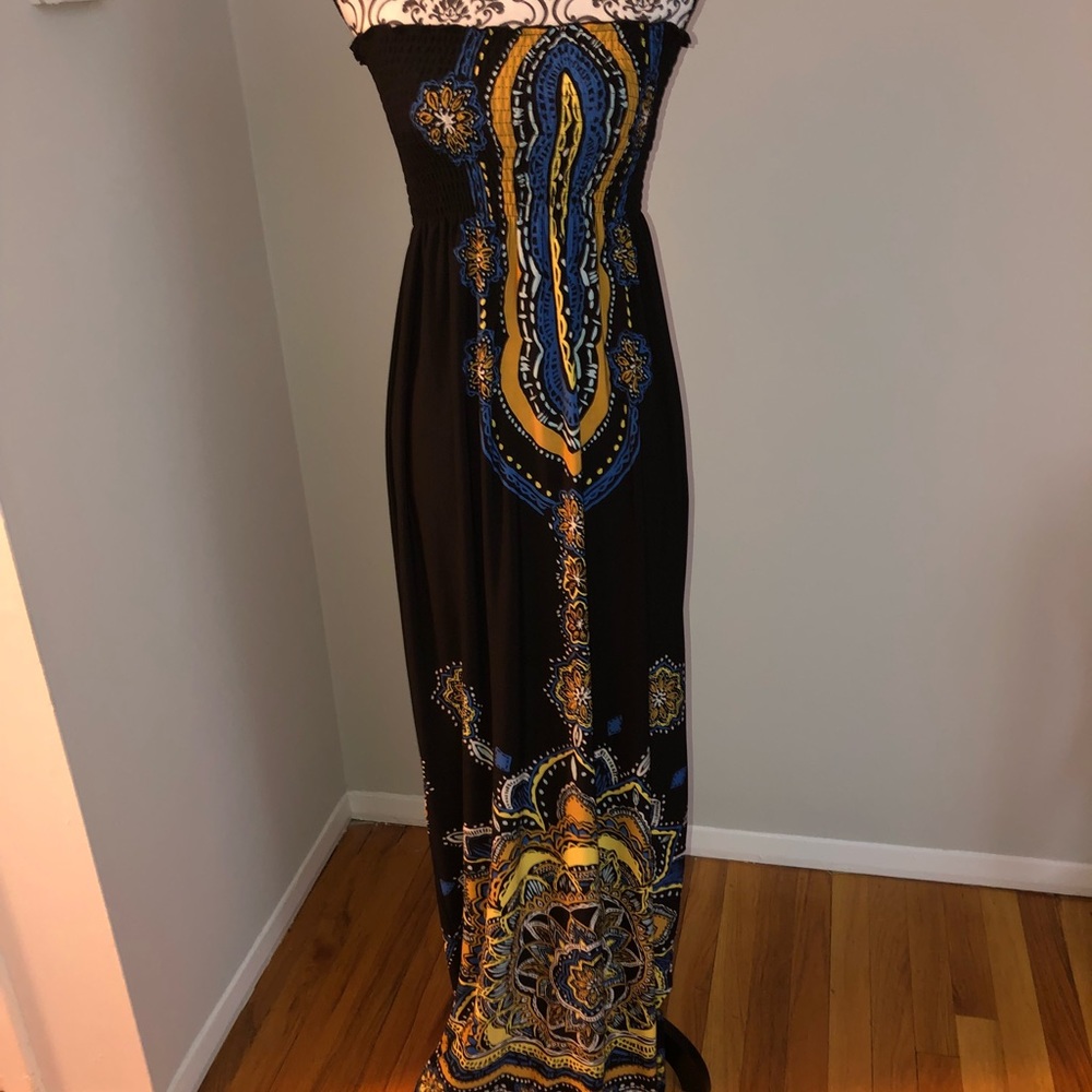 Tube top maxi dress